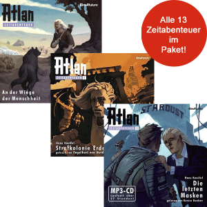 ATLAN Zeitabenteuer: Die kompletten Zeitabenteuer 1 - 13 (MP3-CDs)