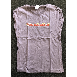 T-Shirt Kassettenkind Flieder für Frauen Größe M