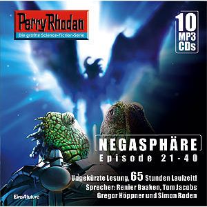 Perry Rhodan Negasphäre-Zyklus 21-40 (Sammelbox 10 MP3-CDs)